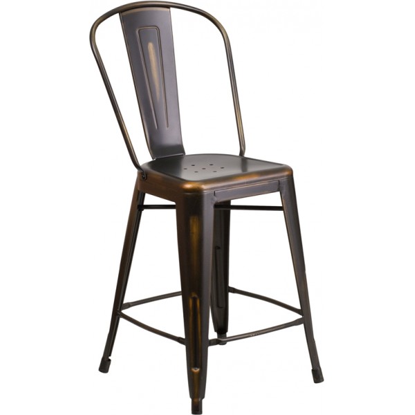 Westinghouse Distressed Counter Stool